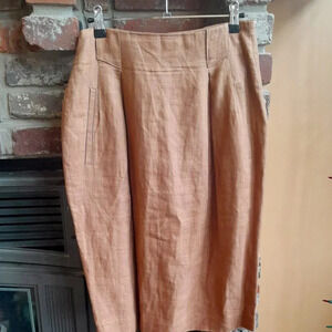 Andrea Jovine Linen Skirt